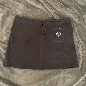 Girl Star black mini skirt